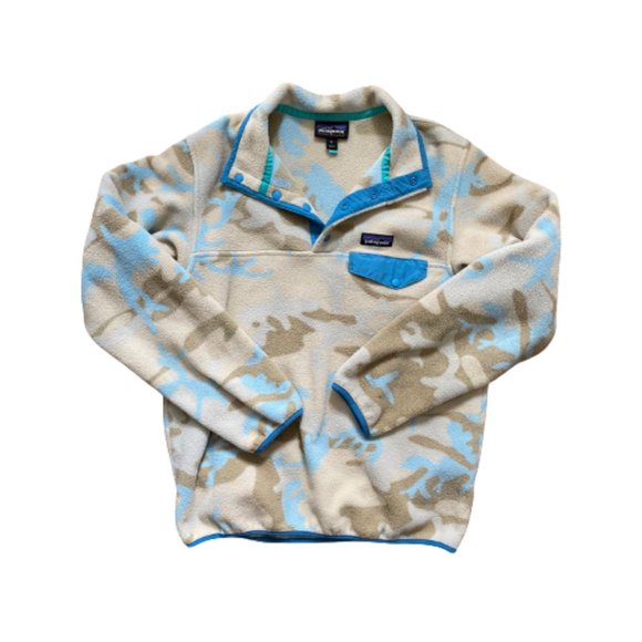 patagonia camo pullover